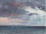 A storm off the coast of Brighton, John Constable
